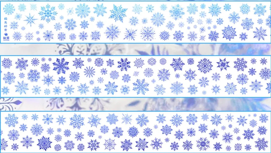 6188-UntilYou Studio-6x100cm Precut Holographic Blue PET Tape