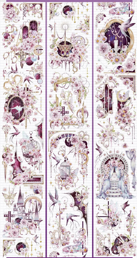 6221-WU TONG Studio-7.5x121cm Shell Luster PET Tape