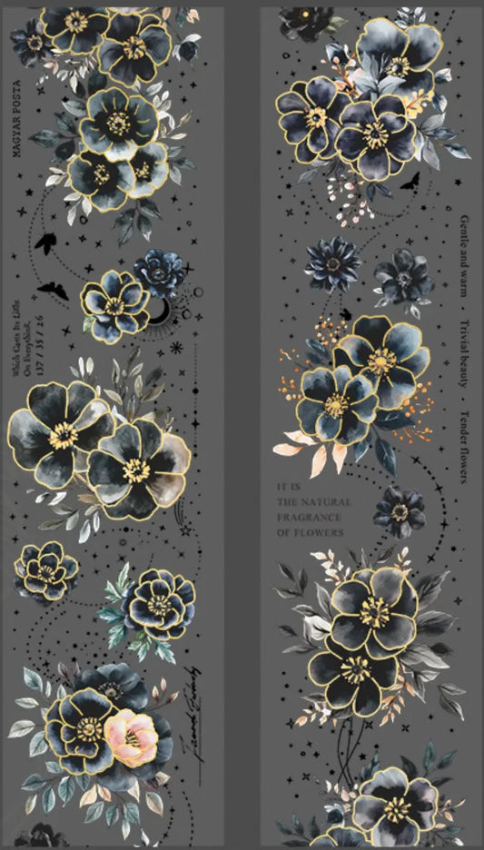 6252-Tomato-jam Girl Studio-5x38cm Gold Foil Stamping PET Tape