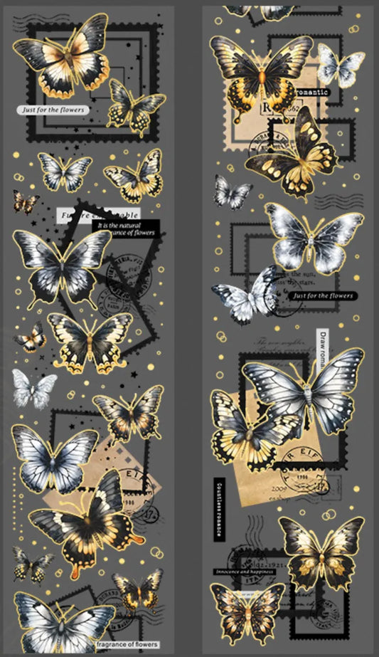 6254-Tomato-jam Girl Studio-5x38cm Gold Foil Stamping PET Tape