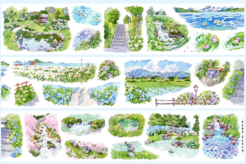 6280-Zi Yuan Su Studio-7x100cm Precut Glossy PET Tape