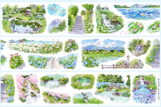 6280-Zi Yuan Su Studio-7x100cm Precut Glossy PET Tape