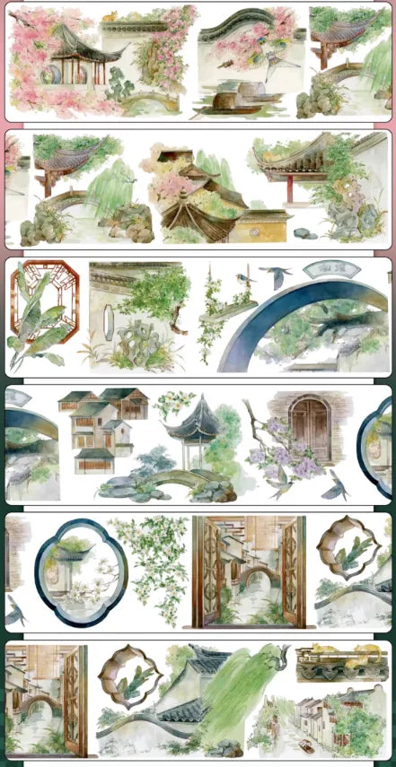 6316-XIAOYINYUYE Studio-6.5x100cm Shell Luster PET Tape