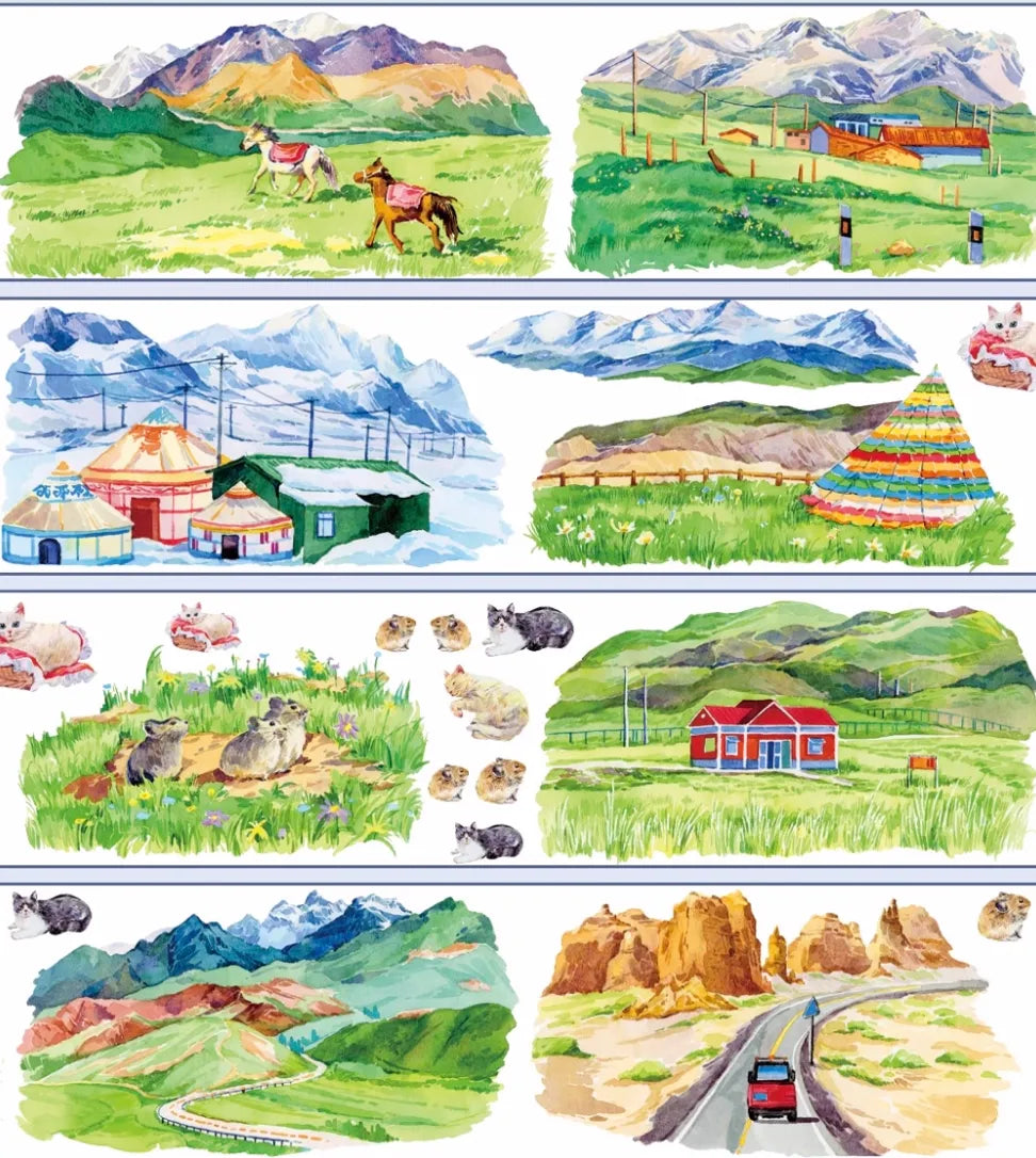 6334-XIN TIAN Studio-7x100cm Glossy PET Tape