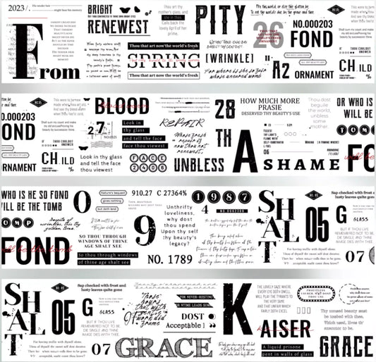 6347-YOYOYO Studio-6.5x100cm Pre Cut  PET Tape