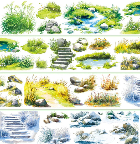 6355-6x100cm Frosted PET Tape