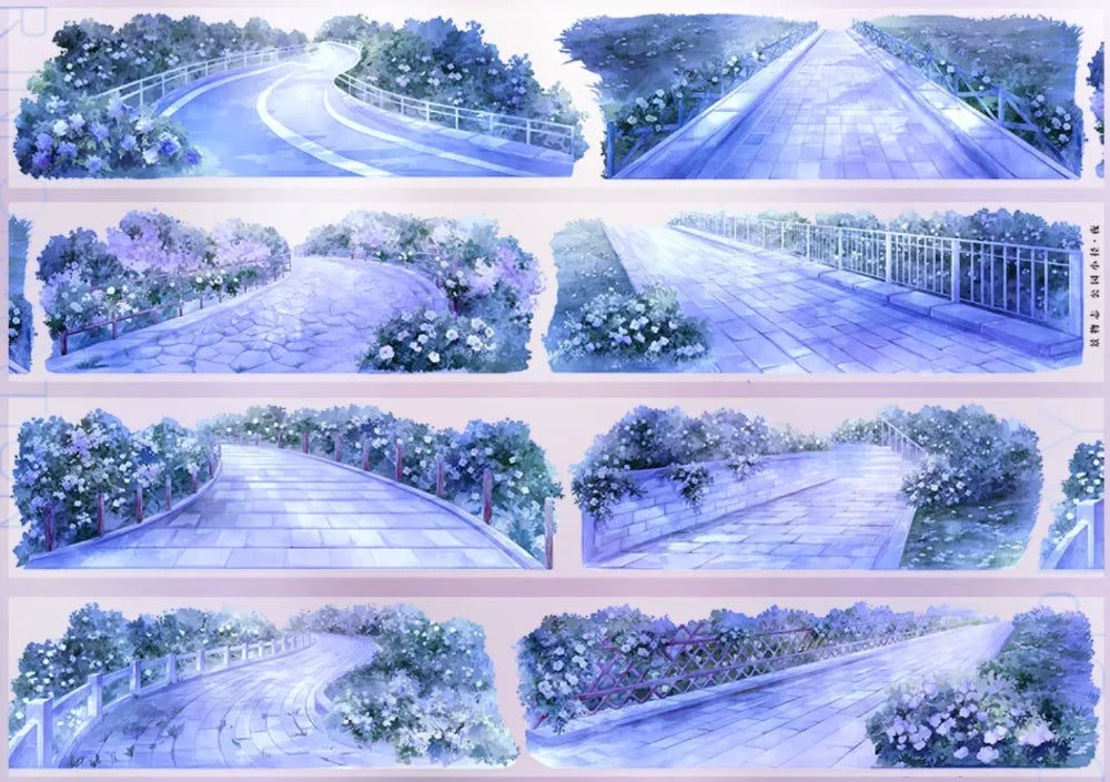 6374-JINGWUZHI Studio-6x146cm Glossy PET Tape