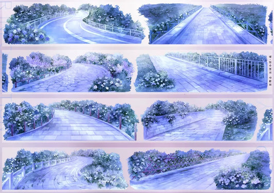 6374-JINGWUZHI Studio-6x146cm Glossy PET Tape