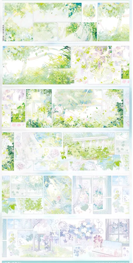 6407-Glacier Museum Studio-6.5x100cm Shell Luster PET Tape