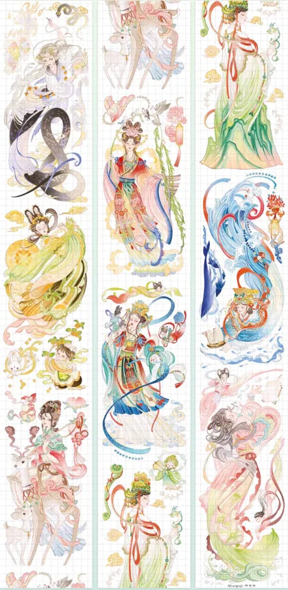 6491-MIAOPAJI Studio-6x100cm Shell Luster PET Tape