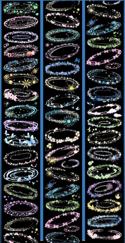 6520-Wines Studio-9x150cm Silver Shell Luster PET Tape