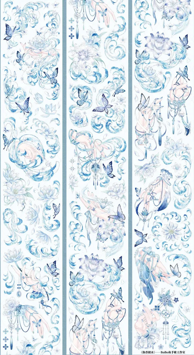 6565-BOBO FISH Studio-7x100cm Precut Shell Luster PET Tape