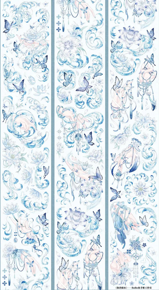 6565-BOBO FISH Studio-7x100cm Precut Shell Luster PET Tape