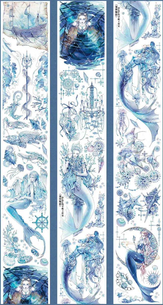 6566-BOBO FISH Studio-6.5x100cm Shell Luster PET Tape