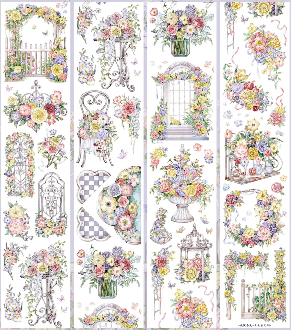 6584-Zi Yuan Su Studio-6.5x100cm Precut Shell Luster PET Tape