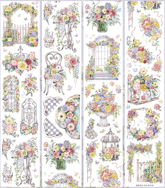 6584-Zi Yuan Su Studio-6.5x100cm Precut Shell Luster PET Tape