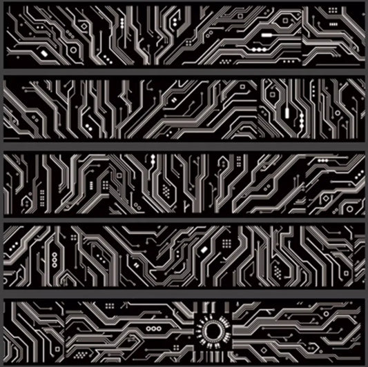 6592-XIN DONG FA ZE Studio-4x100cm Shell Luster PET Tape