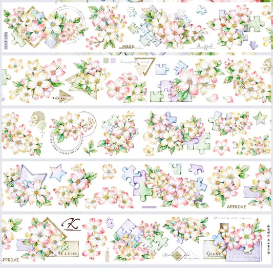 6609-Zi Yuan Su Studio-5x125cm Pre Cut Gloss PET Tape