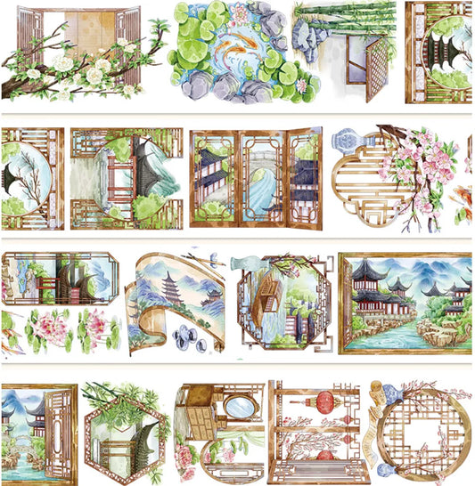 6775-6x100cm Shell Luster PET Tape