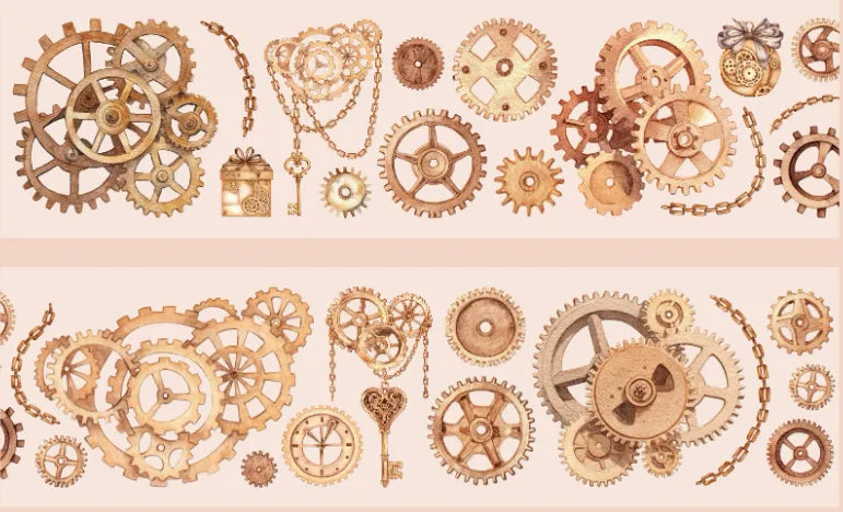 6802-Retro Story Studio-5x200cm Iridescent PET Tape