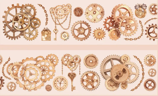 6802-Retro Story Studio-5x200cm Iridescent PET Tape