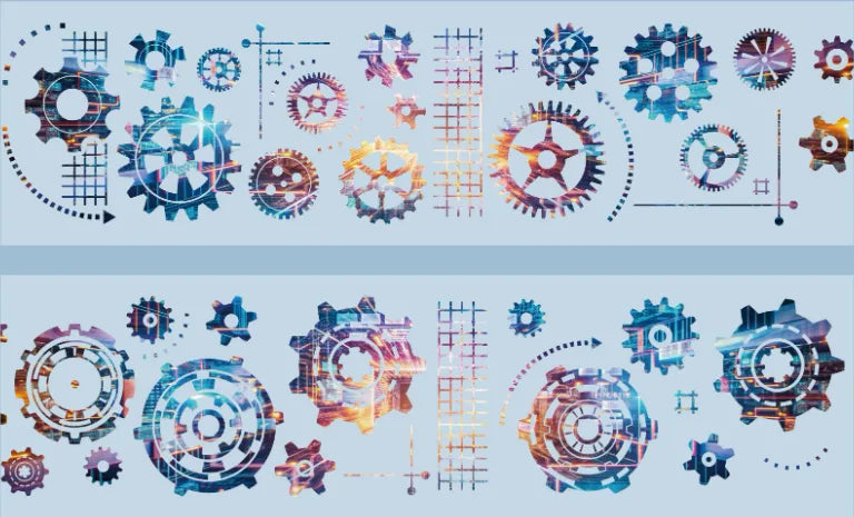 6806-Retro Story Studio-5x200cm Iridescent PET Tape