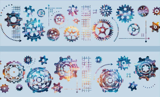 6806-Retro Story Studio-5x200cm Iridescent PET Tape