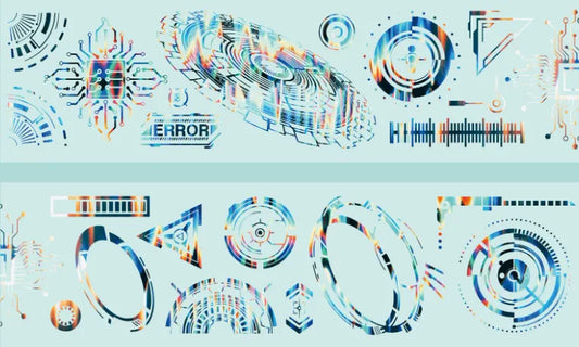 6807-Retro Story Studio-5x200cm Iridescent PET Tape