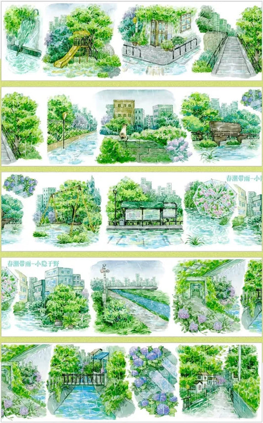 6824-XIAOYINYUYE Studio-7x100cm Shell Luster PET Tape