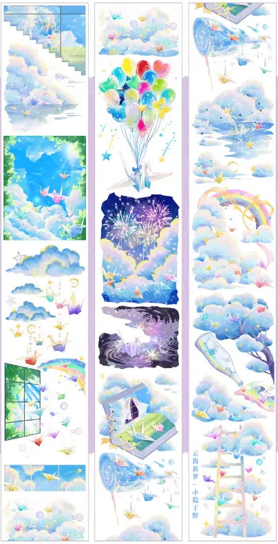 6826-XIAOYINYUYE Studio-6x100cm Shell Luster PET Tape