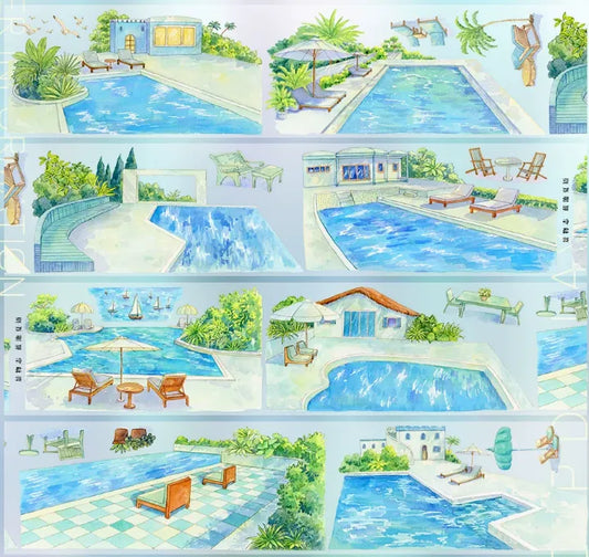 6835-JINGWUZHI Studio-7x114cm Glossy PET Tape