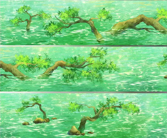 6864-JIANG YUE LING Studio-5.5x52cm Glossy PET Tape