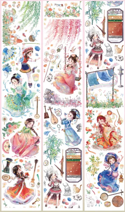 6901-SAMA Studio-7x92cm Precut Shell Luster PET Tape