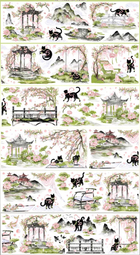 6907-SAMA Studio-7.5x117cm Precut Shell Luster PET Tape