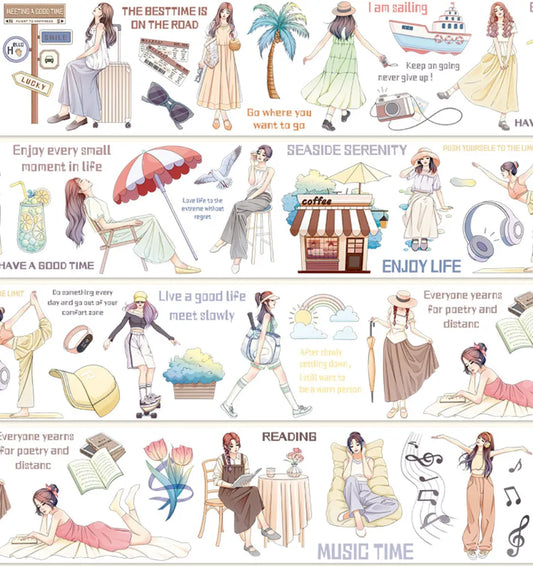 6960-7x100cm Pre Cut Gloss PET Tape