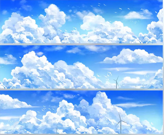 7003-JINGWUZHI Studio-6x57cm Glossy PET Tape