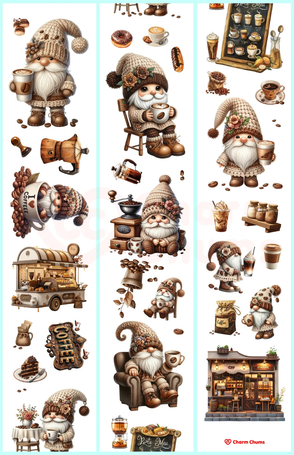 7018-CharmChums-7x100cm Glossy PET Tape