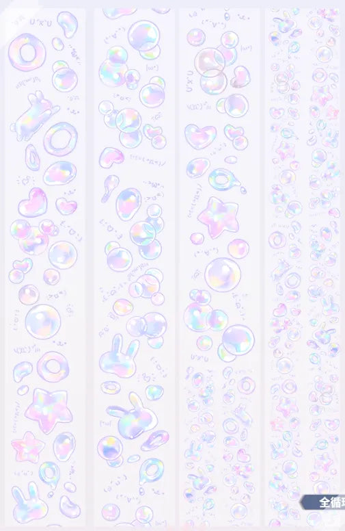 7023-ZHAIMAOJU Studio-4x100cm Shell Luster PET Tape