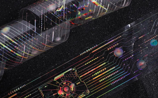 7027-Retro Story Studio-5x200cm Iridescent PET Tape