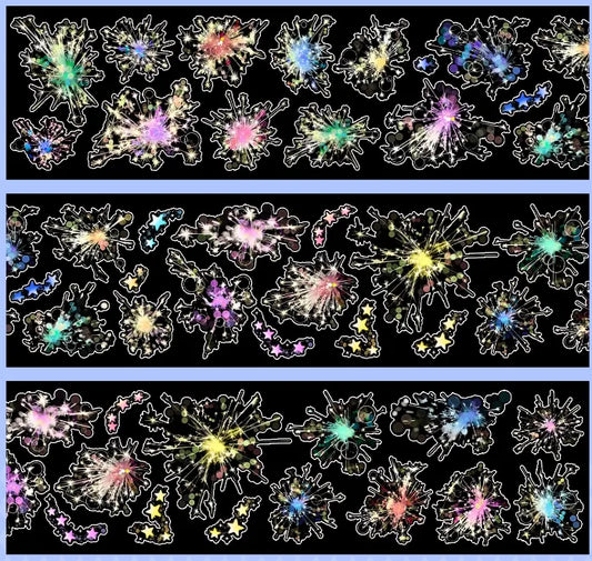 7054-Wines Studio-6.5x50cm Precut Shell Luster PET Tape