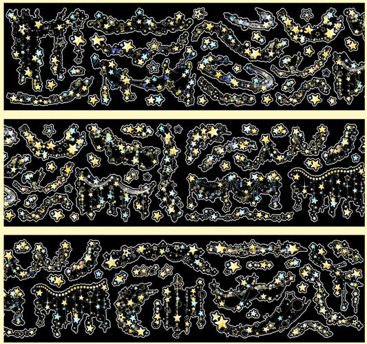 7058-Wines Studio-6x50cm Precut Shell Luster PET Tape