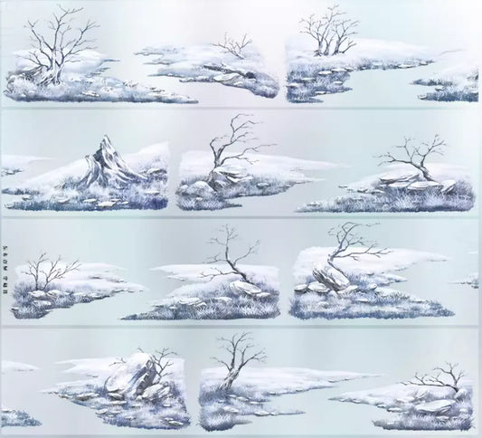 7070-JINGWUZHI Studio-7.5x126cm Glossy PET Tape