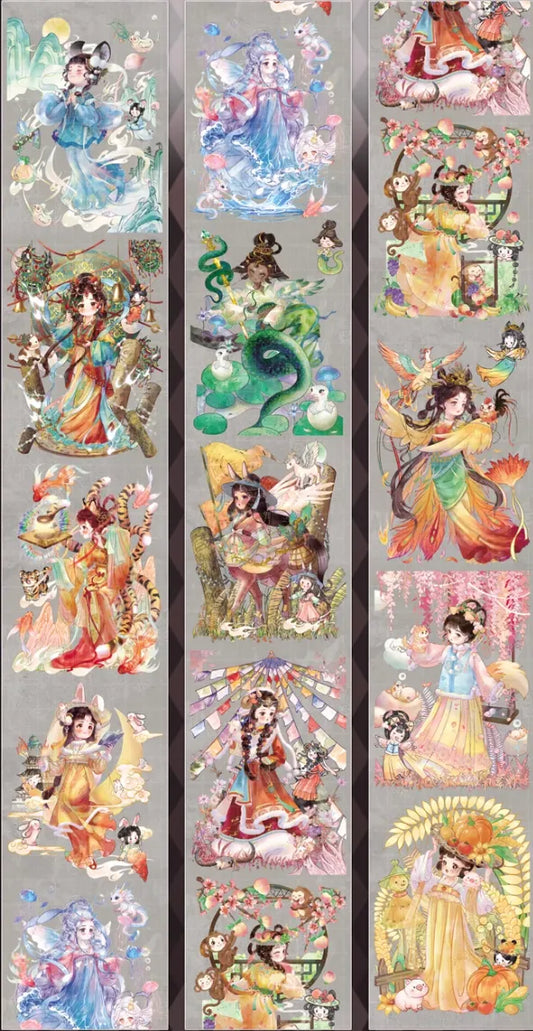 7132-FUGUI LEE Studio-7x112cm Shell Luster PET Tape