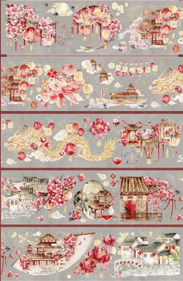 7135-FUGUI LEE Studio-6.5x100cm Shell Luster PET Tape