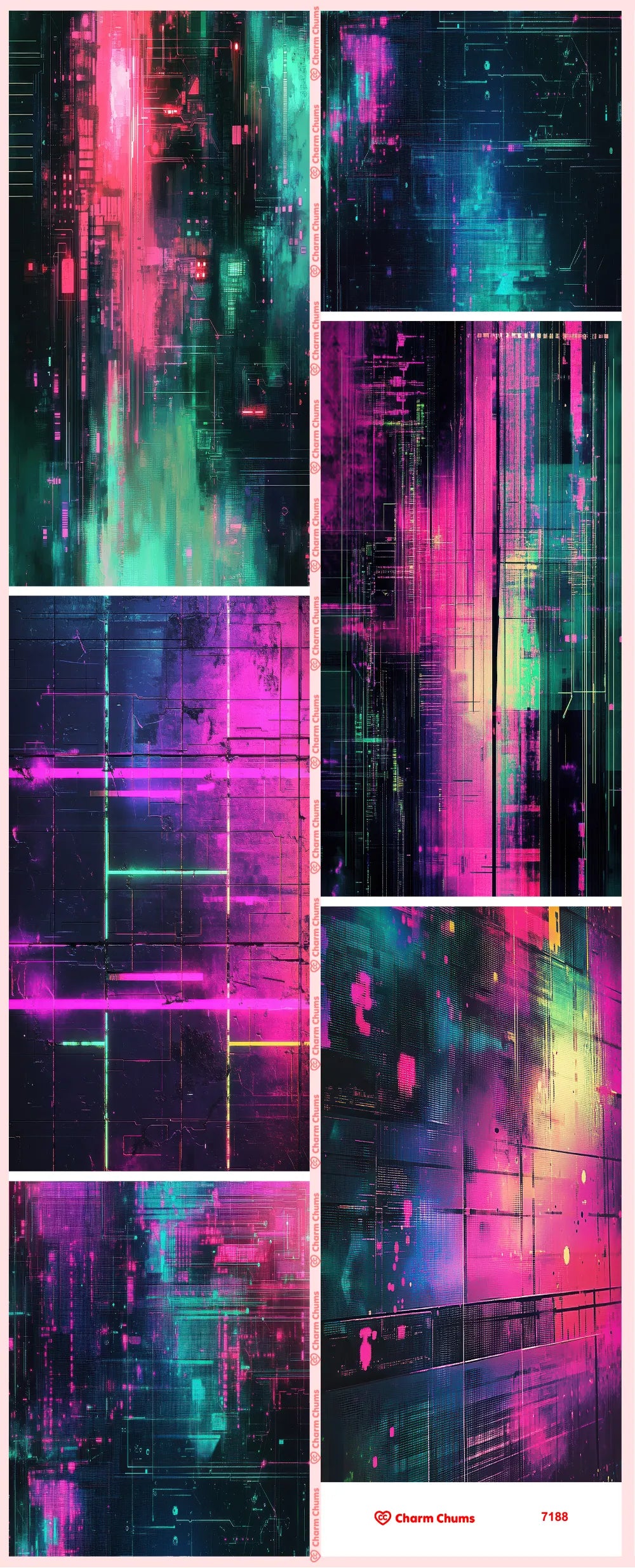 7188-CharmChums-9x92cm Glossy PET Tape