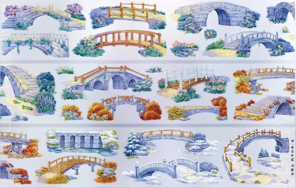 7205-JINGWUZHI Studio-Pre Cut Gloss PET Tape