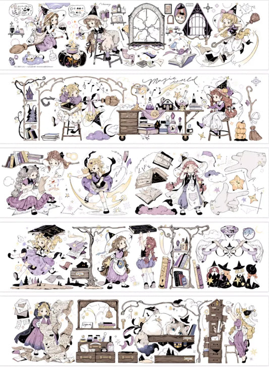 7233-Neinei Studio-7x128cm Silver Shell Luster PET Tape