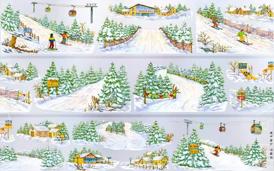 7235-JINGWUZHI Studio-7x100cm Pre Cut Gloss PET Tape