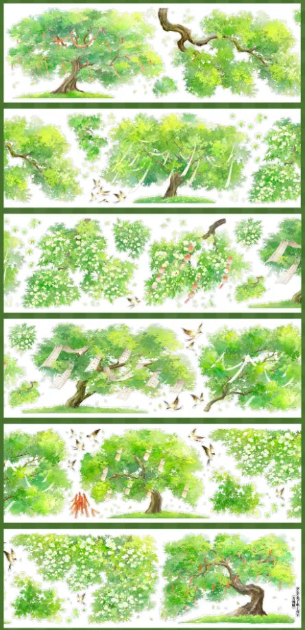 7357-BOBO FISH Studio-7x100cm Precut Shell Luster PET Tape
