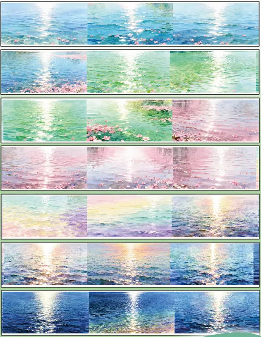 7386-The Moon-Washi PET Tape